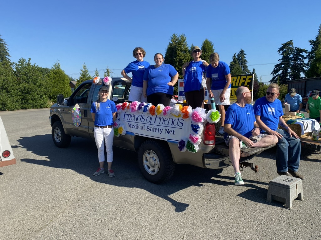 Friends of Friends Medical Support Fund Mr South Whidbey Parade